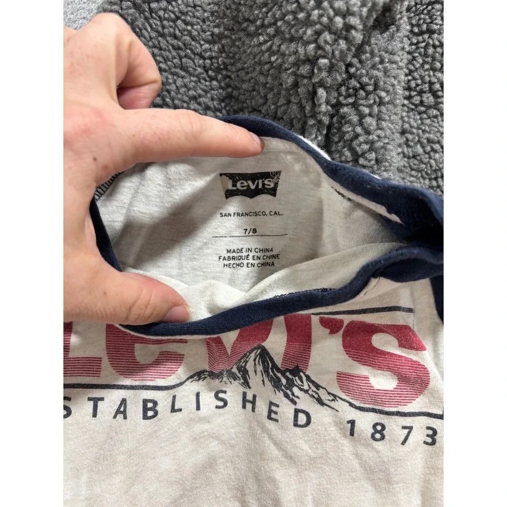 Levi's Tommy‎ Bahama Boys M 7-8 Clothing Lot Fleece Jacket Shirts Casual Preppy